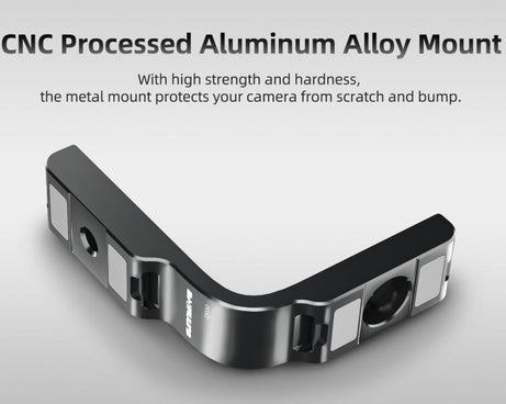 For DJI Osmo 360 Sunnylife Metal L-Type Vertical-Horizontal Mount with Magnetic Adapter Quick Release Mount Adapter Stand