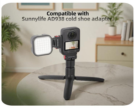For DJI Osmo 360 Sunnylife Metal L-Type Vertical-Horizontal Mount with Magnetic Adapter Quick Release Mount Adapter Stand