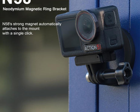 Magnetic Ring Base Mount with 1/4 inch Adapter