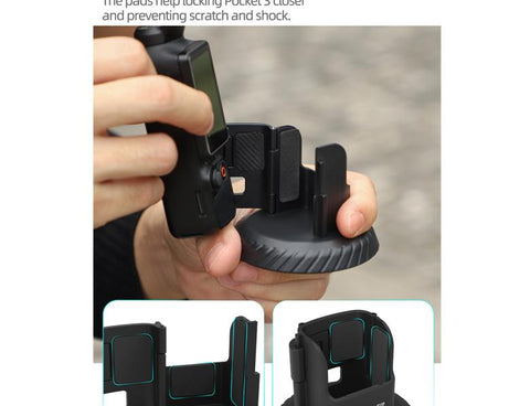 For DJI Osmo Pocket 3 Sunnylife Magnetic Base Mount Tabletop Base Stand Holder