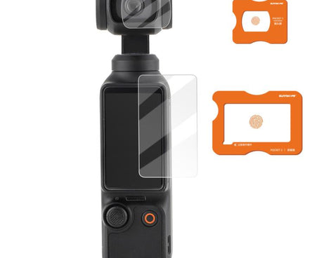 For DJI Osmo Pocket 3 Sunnylife Lens Screen Protector AR Anti-reflection Tempered Glass Film with Film Locator
