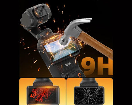 For DJI Osmo Pocket 3 Sunnylife Lens Screen Protector AR Anti-reflection Tempered Glass Film with Film Locator