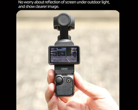 For DJI Osmo Pocket 3 Sunnylife Screen Protector AR Anti-reflection Tempered Glass Film with Film Locator