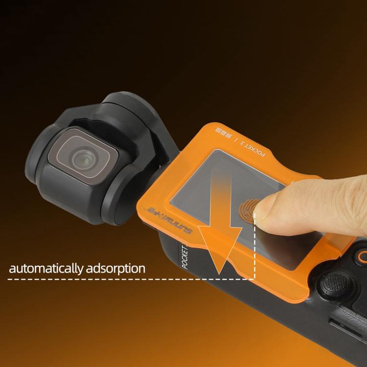 For DJI Osmo Pocket 3 Sunnylife Screen Protector AR Anti-reflection Tempered Glass Film with Film Locator