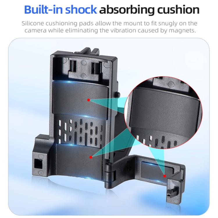 For DJI Osmo Pocket 3 STARTRC Folding Magnetic Mount Base Fixed Bracket