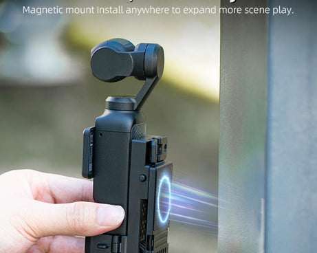 For DJI Osmo Pocket 3 STARTRC Folding Magnetic Mount Base Fixed Bracket