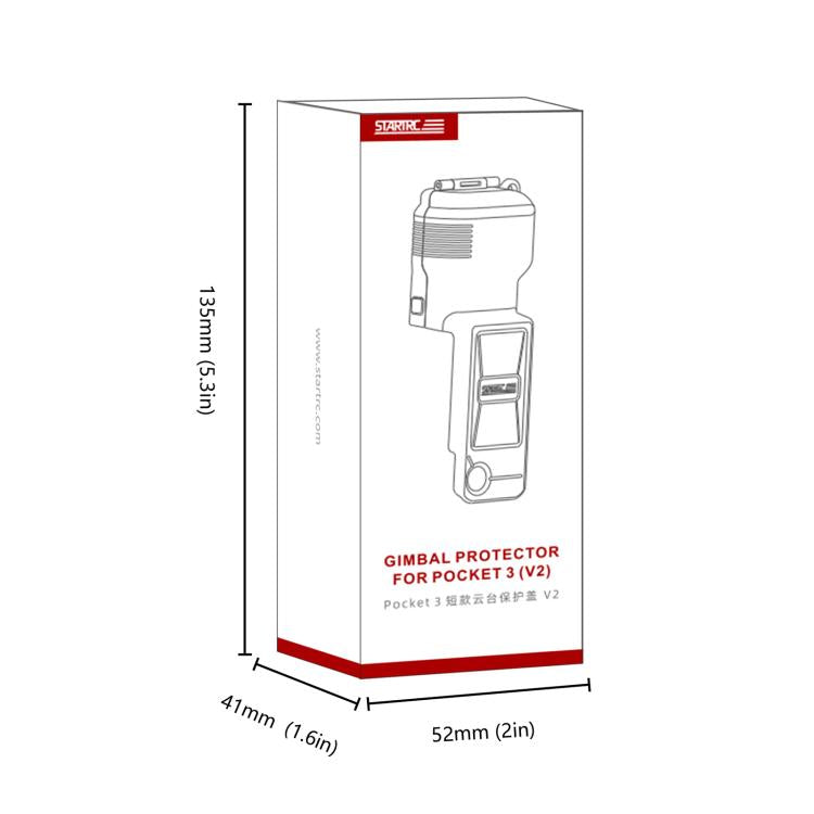 For DJI Osmo Pocket 3 STARTRC Gimbal Protective Cover Camera Lens Protective Case