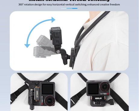 STARTRC Lazy Neck Bracket V3 POV View Mount with Chest Strap