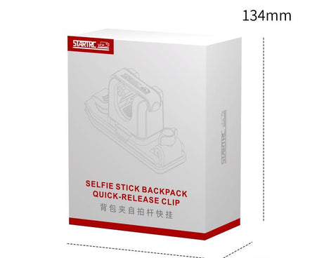 STARTRC Quick-Release Backpack Mount Clip Bracket for Selfie Stick or Action Camera
