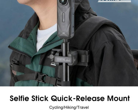STARTRC Quick-Release Backpack Mount Clip Bracket for Selfie Stick or Action Camera