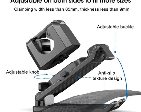 STARTRC Quick-Release Backpack Mount Clip Bracket for Selfie Stick or Action Camera