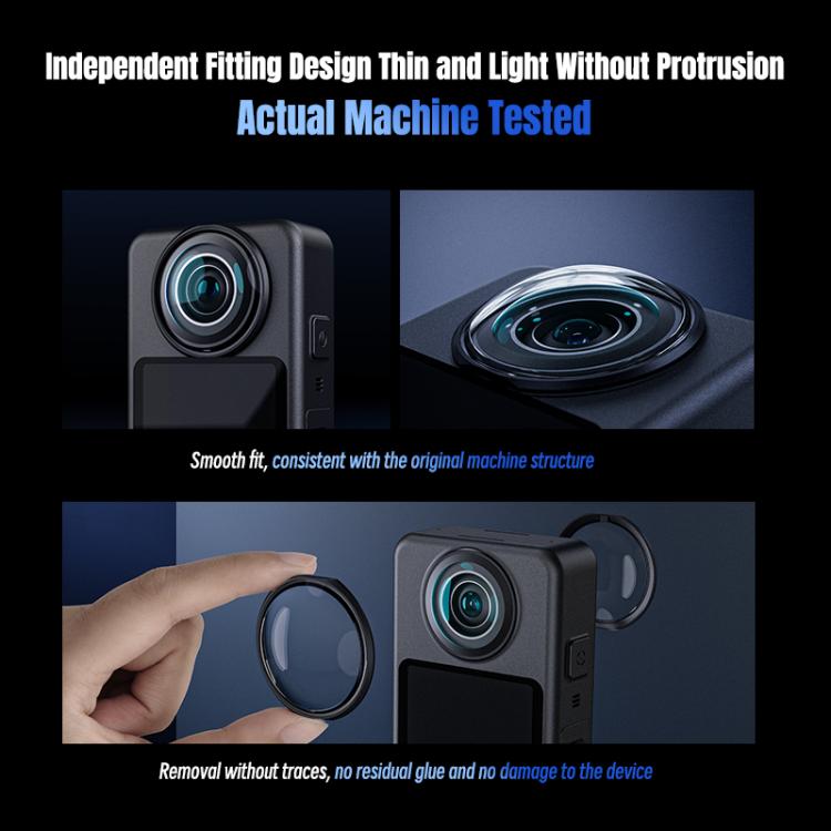 For DJI Osmo 360 STARTRC Lens Guard PC Protective Cover, PC Lens Guard