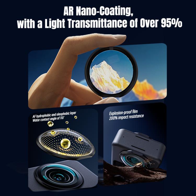 For DJI Osmo 360 STARTRC Lens Guard PC Protective Cover, PC Lens Guard