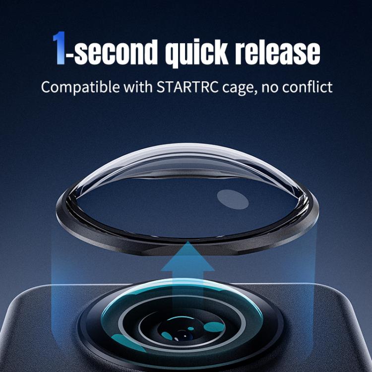 For DJI Osmo 360 STARTRC Lens Guard PC Protective Cover, PC Lens Guard