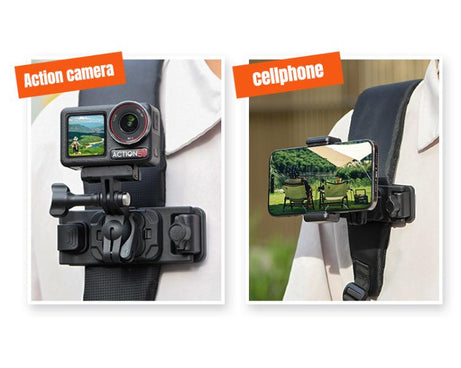 STARTRC Magnetic  Backpack Clip Mount for DJI Osmo 360 / GoPro Action Cameras, Magnetic Backpack Clip