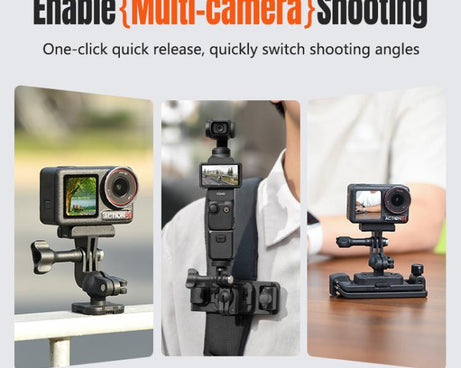 STARTRC Magnetic  Backpack Clip Mount for DJI Osmo 360 / GoPro Action Cameras, Magnetic Backpack Clip