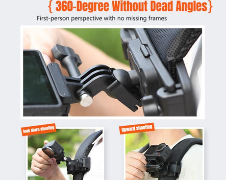 STARTRC Magnetic  Backpack Clip Mount for DJI Osmo 360 / GoPro Action Cameras, Magnetic Backpack Clip