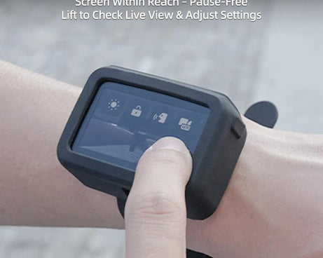 For DJI Osmo Nano Sunnylife Vision Dock Strap Wristband Expansion Band Silicone Protective Cover Bicycle Strap Cat Collar, For DJI Osmo Nano Vision Dock Cover