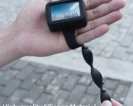 For DJI Osmo Nano Sunnylife Vision Dock Strap Wristband Expansion Band Silicone Protective Cover Bicycle Strap Cat Collar, For DJI Osmo Nano Vision Dock Cover