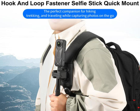 STARTRC Hook And Loop Fastener Selfie Stick Quick-Release Mount, Hook And Loop Mount