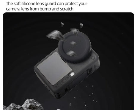 For DJI Osmo Action 6 Sunnylife Silicone Scratch-Proof Camera Lens Protective Cover, For DJI Osmo Action 6