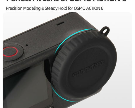 For DJI Osmo Action 6 Sunnylife Silicone Scratch-Proof Camera Lens Protective Cover, For DJI Osmo Action 6