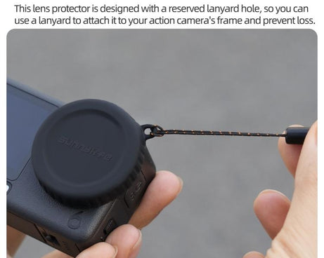 For DJI Osmo Action 6 Sunnylife Silicone Scratch-Proof Camera Lens Protective Cover, For DJI Osmo Action 6