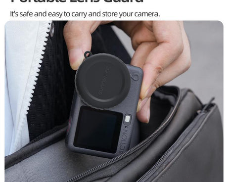 For DJI Osmo Action 6 Sunnylife Silicone Scratch-Proof Camera Lens Protective Cover, For DJI Osmo Action 6
