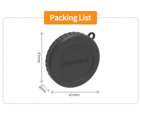 For DJI Osmo Action 6 Sunnylife Silicone Scratch-Proof Camera Lens Protective Cover, For DJI Osmo Action 6