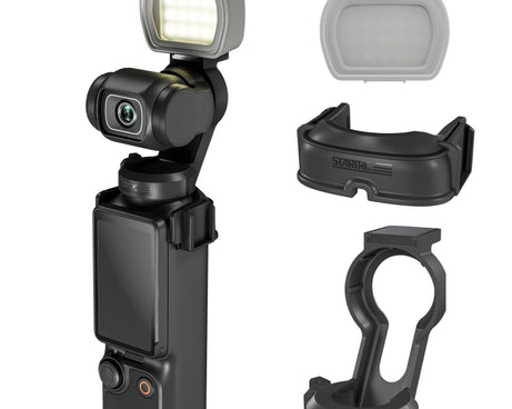 For DJI Pocket 3 STARTRC Cat-ears Magnetic Fill Light  with Holder Clip Kit