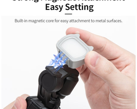 For DJI Pocket 3 STARTRC Cat-ears Magnetic Fill Light  with Holder Clip Kit