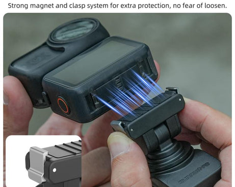 Sunnylife Magnetic Quick-Release Flexible Mount Series 360 Strap Wrap Band Mount Bike Tube Clip Holder For DJI Osmo Nano / Action 6, For DJI Osmo Nano / Action 6