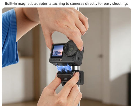 Sunnylife Magnetic Quick-Release Flexible Mount Series 360 Strap Wrap Band Mount Bike Tube Clip Holder For DJI Osmo Nano / Action 6, For DJI Osmo Nano / Action 6