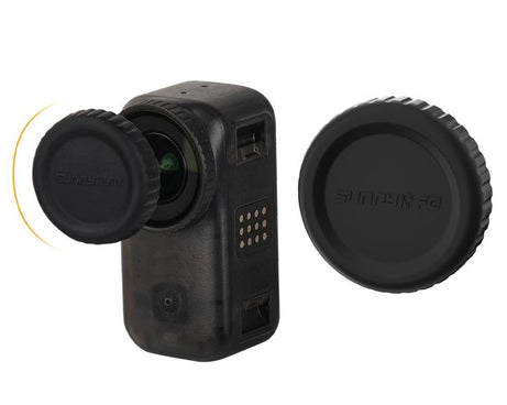 For DJI Osmo 360 Sunnylife Silicone Lens Cover Scratch-Proof Camera Cover Protector Protective Lens Guard Protector
