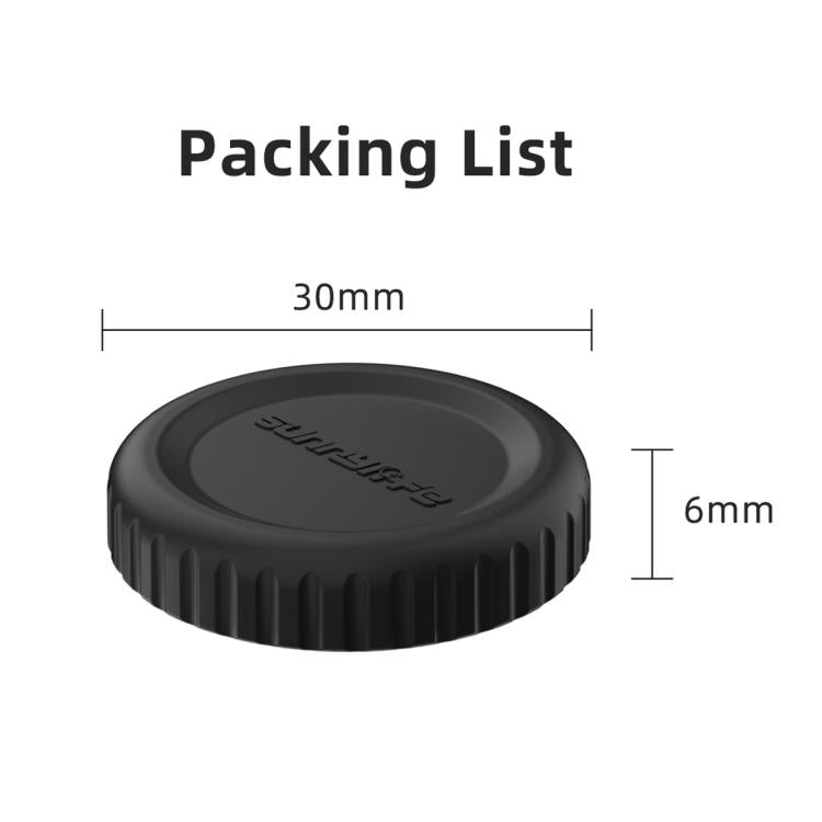 For DJI Osmo 360 Sunnylife Silicone Lens Cover Scratch-Proof Camera Cover Protector Protective Lens Guard Protector