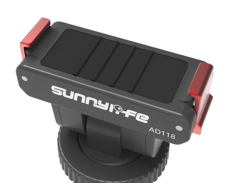 Sunnylife AD118 Sunnylife Cold Shoe Magnetic Quick Release Adapter Mount 1/4 180 Tilt Adjustable Selfie Stick Adapter Stand For DJI Osmo 360 / Action 5 Pro / 4 / 3, AD118