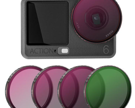 For DJI Osmo Action 6 STARTRC 4 in 1 CPL ND8 ND16 ND32 Camera Lens Filter, For DJI Osmo Action 6