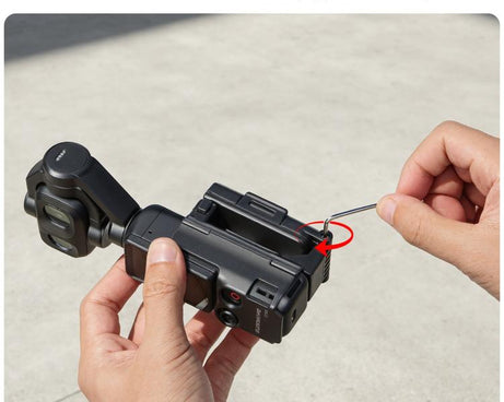 For DJI Osmo Pocket 4P / 4 Sunnylife Handheld Magnetic Mount with Filter Box Tabletop Base Bracket Angles Adjustable Holder, OP4-ZJ185