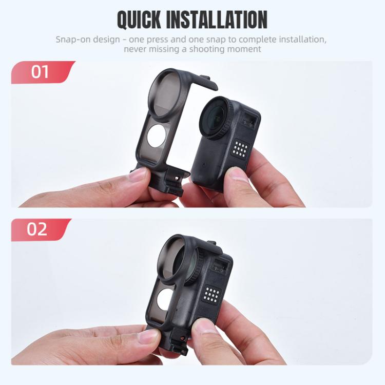 For DJI Osmo Nano STARTRC Vertical-Horizontal Protective Frame Adapter Mount