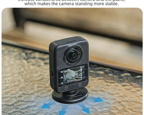 Sunnylife Quick-Release Magnetic Base Mount 1/4 180 Tilt Adjustable Tabletop Base Bracket For DJI Osmo 360 / Action 5 Pro / 4 / 3 / 2, DZ-140 For DJI Osmo 360 / Action 5 Pro