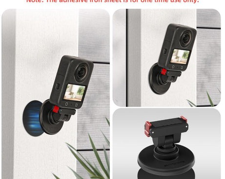 Sunnylife Quick-Release Magnetic Base Mount 1/4 180 Tilt Adjustable Tabletop Base Bracket For DJI Osmo 360 / Action 5 Pro / 4 / 3 / 2, DZ-140 For DJI Osmo 360 / Action 5 Pro