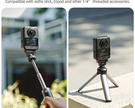 Sunnylife Quick-Release Magnetic Base Mount 1/4 180 Tilt Adjustable Tabletop Base Bracket For DJI Osmo 360 / Action 5 Pro / 4 / 3 / 2, DZ-140 For DJI Osmo 360 / Action 5 Pro