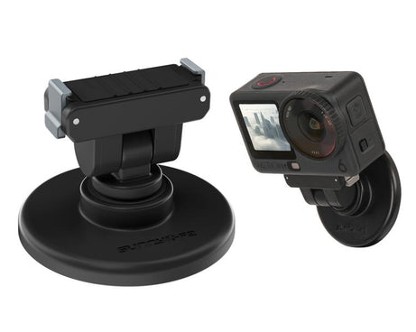 Sunnylife Quick-Release Dual-Direction Magnetic Base Mount 1/4 180 Tilt Adjustable Tabletop Base Bracket For DJI Osmo Nano / Action 6, DZ-141 For DJI Osmo Nano / Action 6