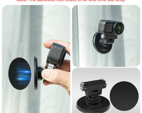 Sunnylife Quick-Release Dual-Direction Magnetic Base Mount 1/4 180 Tilt Adjustable Tabletop Base Bracket For DJI Osmo Nano / Action 6, DZ-141 For DJI Osmo Nano / Action 6