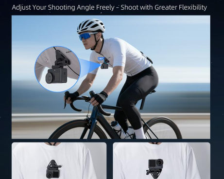 STARTRC Action Camera Magnetic Neck Mount Holder Vlog POV Neck Strap