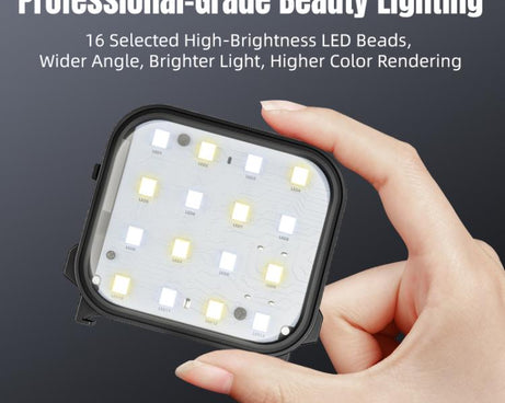 For DJI Osmo Pocket 3 STARTRC Cat Ears Magnetic Three Colors LED Fill Light with Fixed Clamp