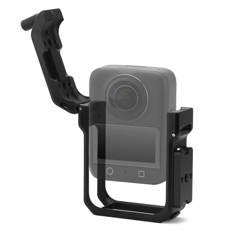 For DJI Osmo 360 YELANGU Metal Protective Cage Expansion Frame with Horizontal Mount Base, Cage with Horizontal Mount Base