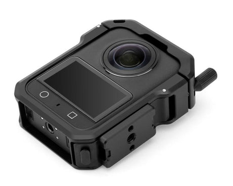 For DJI Osmo 360 YELANGU Metal Protective Cage Expansion Frame with Horizontal Mount Base, Cage with Horizontal Mount Base