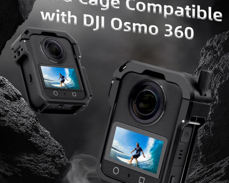 For DJI Osmo 360 YELANGU Metal Protective Cage Expansion Frame, Cage