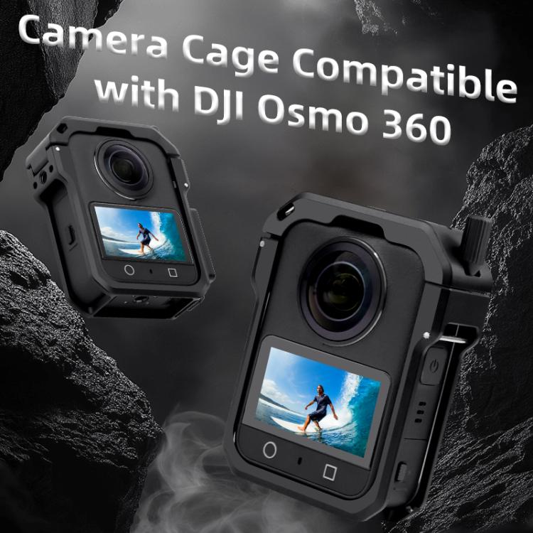 For DJI Osmo 360 YELANGU Metal Protective Cage Expansion Frame, Cage
